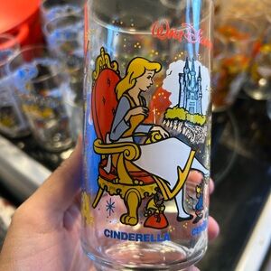 Disney Cinderella vintage McDonald’s glass LIKE NEW